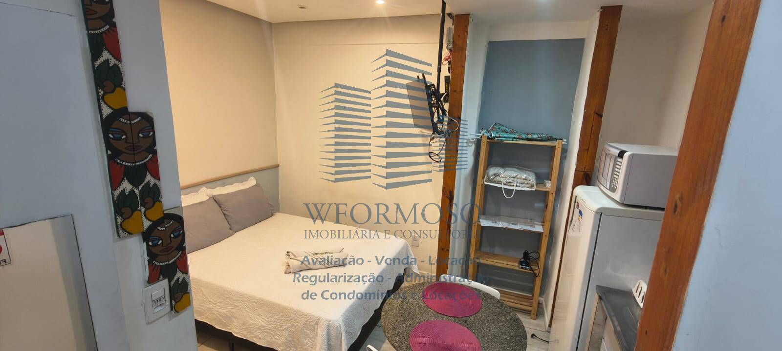 Studio 20m² mobiliado para locação na Av Nossa Senhora de Copacabana